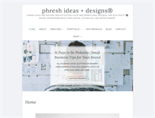 Tablet Screenshot of phreshid.com